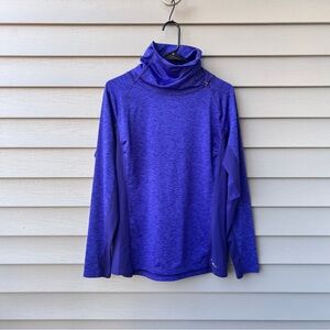 Eddie Bauer Women's Medium Performance Top Motion High Neck Purple